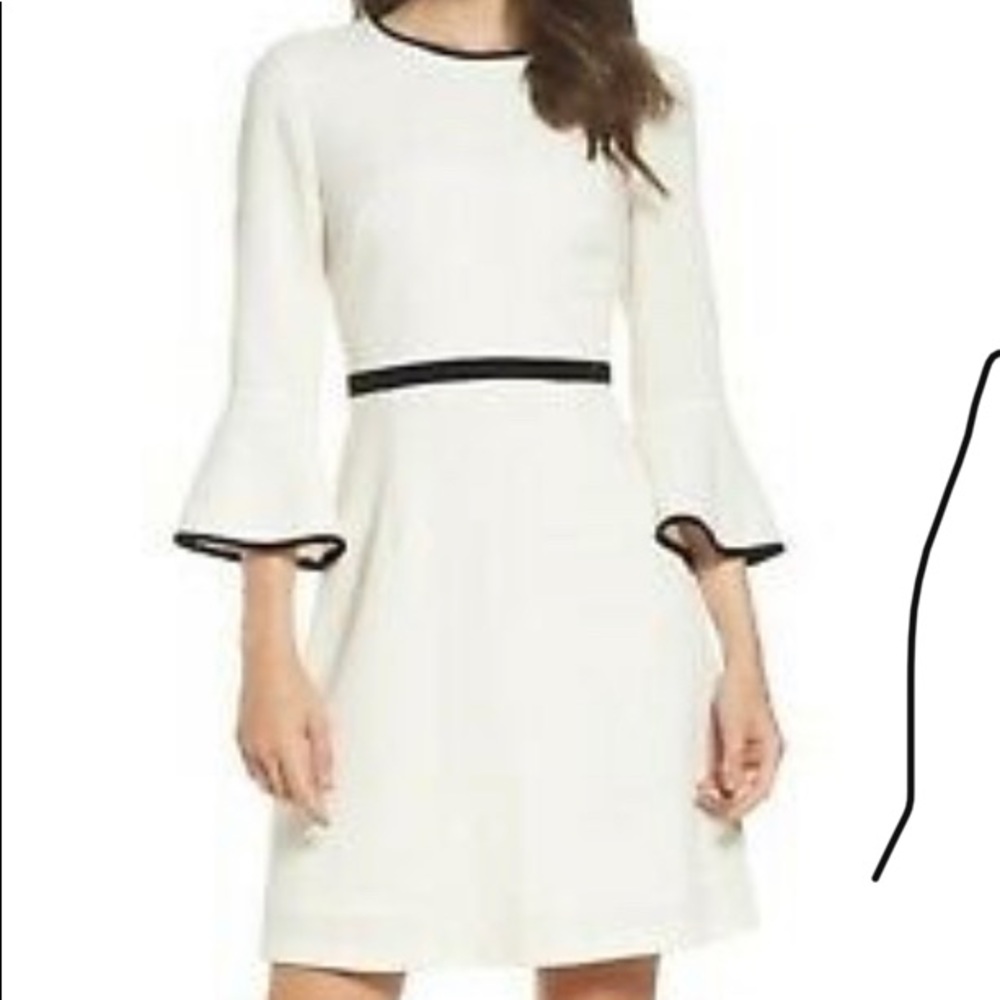 Eliza J Bell Sleeve Fit and Flare dress